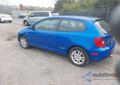 2003 Honda Civic Si из США, поврежденный, VIN SHHEP33633U404997